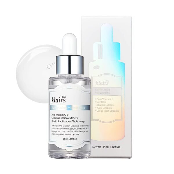 DearKlairs - [] Freshly Juiced Vitamin Drop – Soro de Vitamina C Pura 5%, 35ml, Potente Rejuvenescedor Facial, Antioxidante para o Rosto