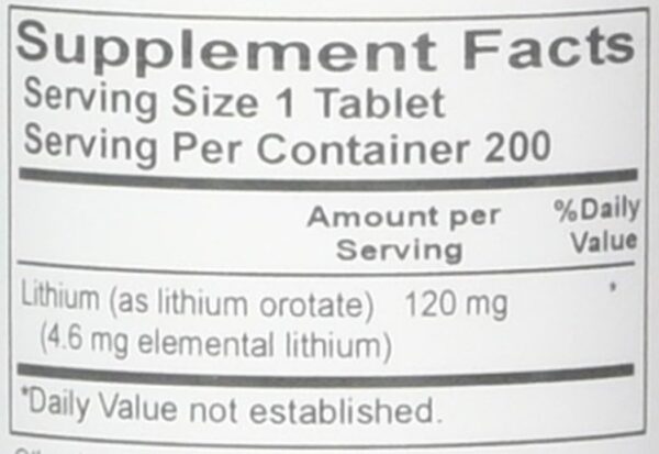 NCI Advanced Research - Comprimidos de Orotato de Lítio Dr. Hans Nieper 120 mg – 200 Unidades - Image 5