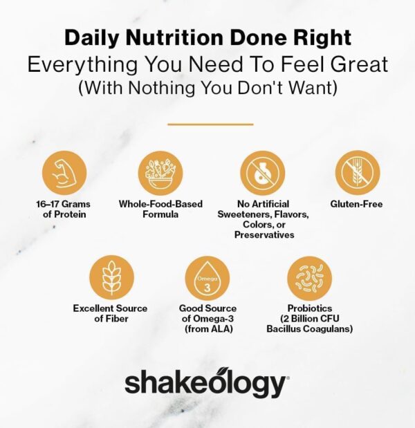 bodi - Shakeology Amostra Pack Vegan Protein Powder, Shake de Proteína Superfood sem Glúten com Supergreens, Probióticos para Saúde Intestinal, Adaptógenos, Vitaminas, 16g de Proteína Vegetal por Porção - Image 2